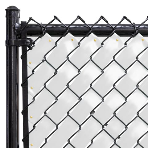 2000 Series Fenpro Chain Link Fence Privacy Tape, Alpine White