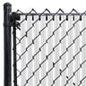 4000 Series Blade Slat® Bottom Locking Chain Link Fence Slats, Alpine White, 4 ft