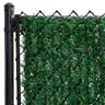 6000 Series Faux Hedge Chain Link Fence Slats, Pine Green, 4 ft